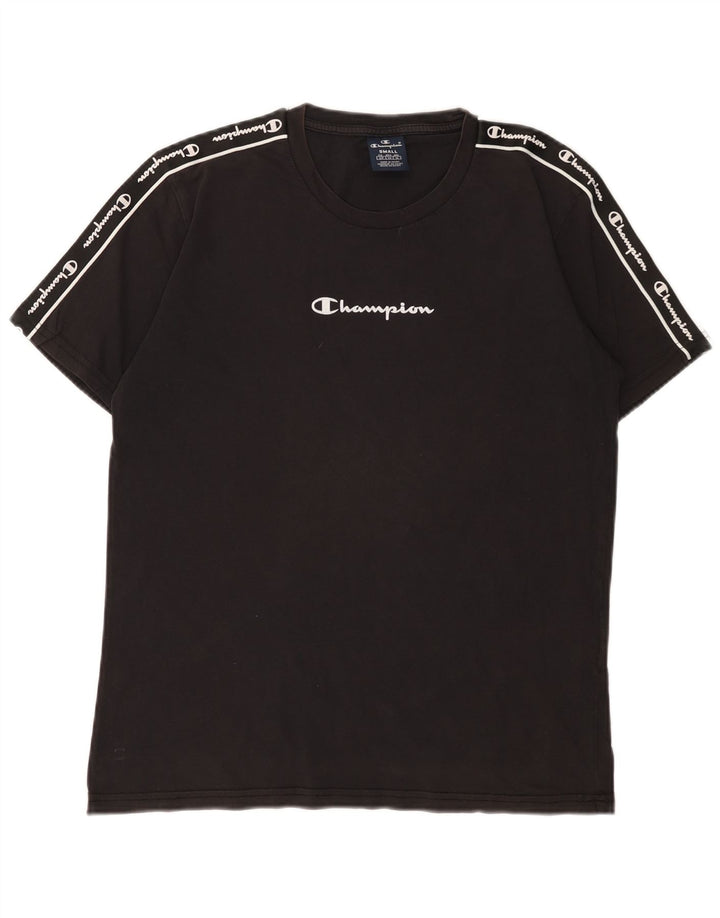 Champion T-Shirt Graphique Homme Petit Noir Coton