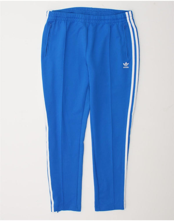 Adidas Pantalon de survêtement pour femme UK 18 XL Bleu Polyester