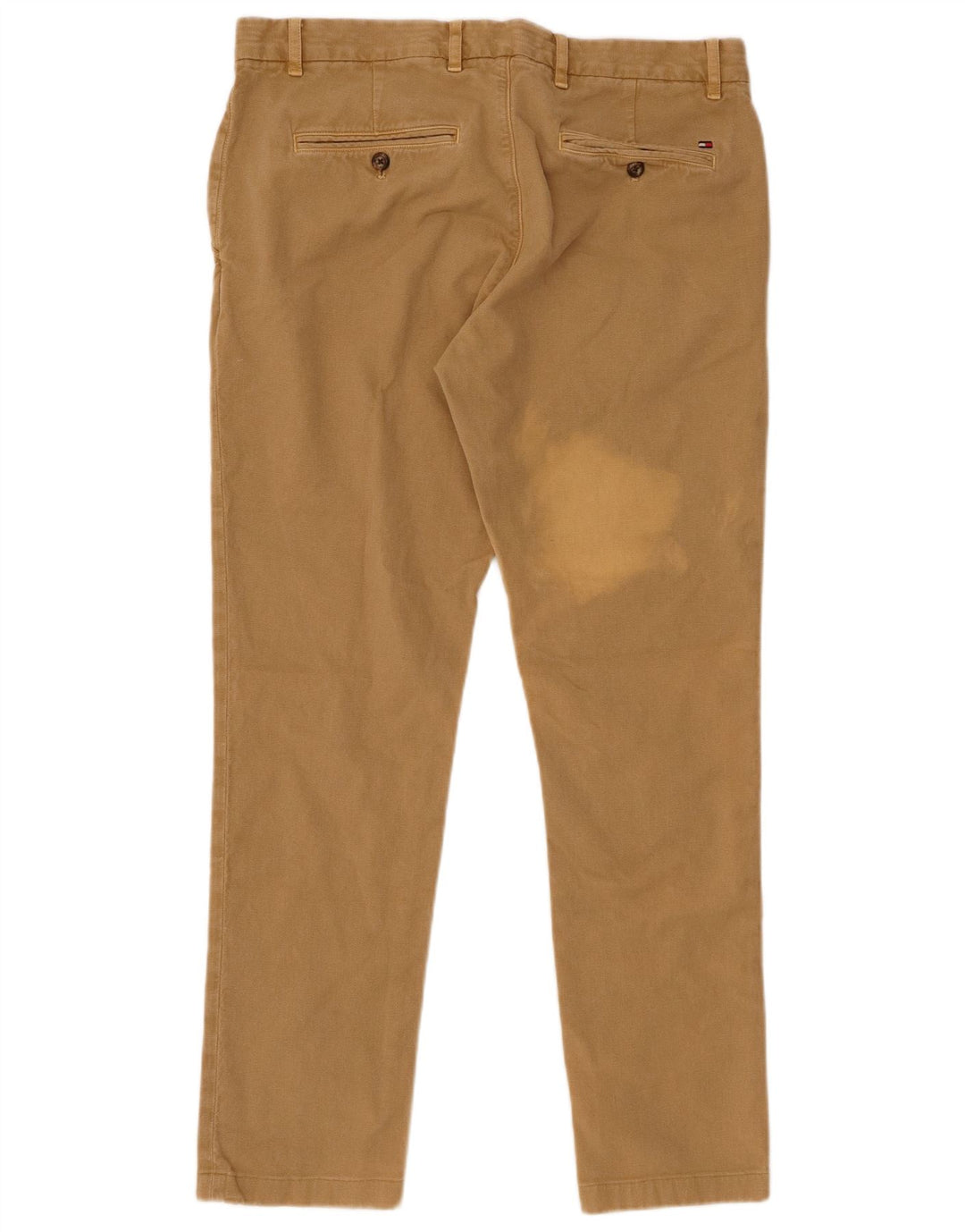 TOMMY HILFIGER Pantalon Chino Slim Homme W34 L28 Coton Beige