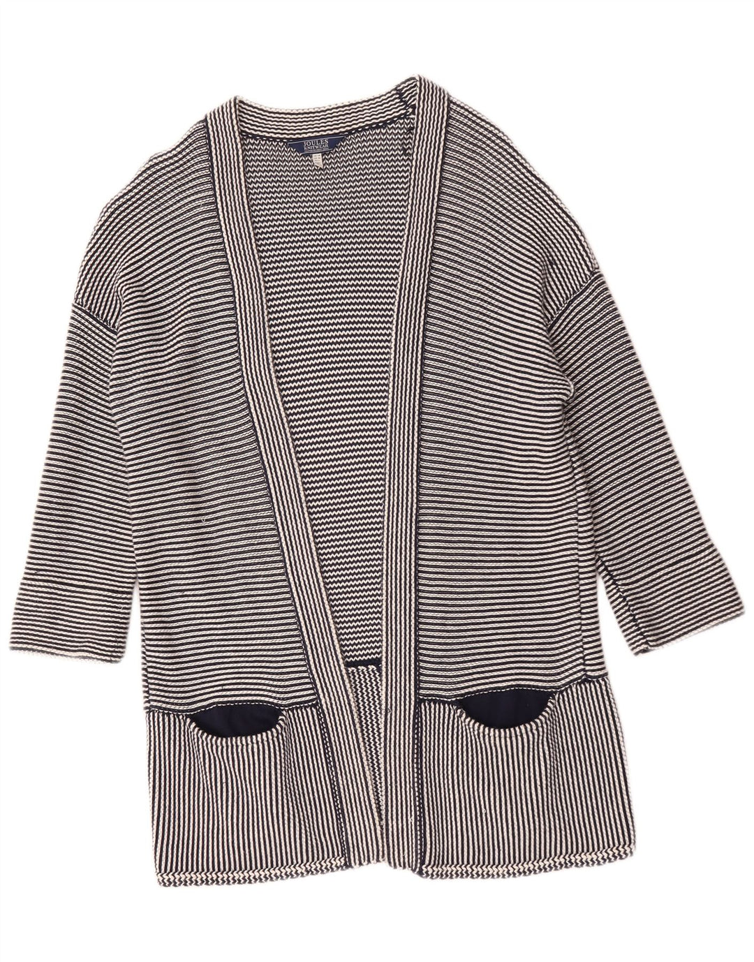 Joules Pull cardigan long surdimensionné pour femme UK 14 Large Bleu