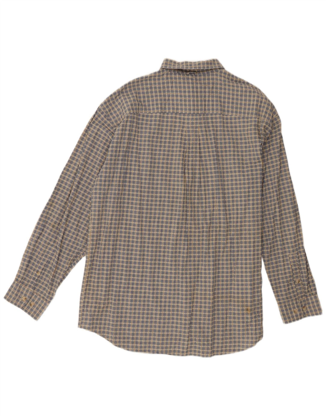 Timberland Chemise Homme Grand Carreau Beige Coton