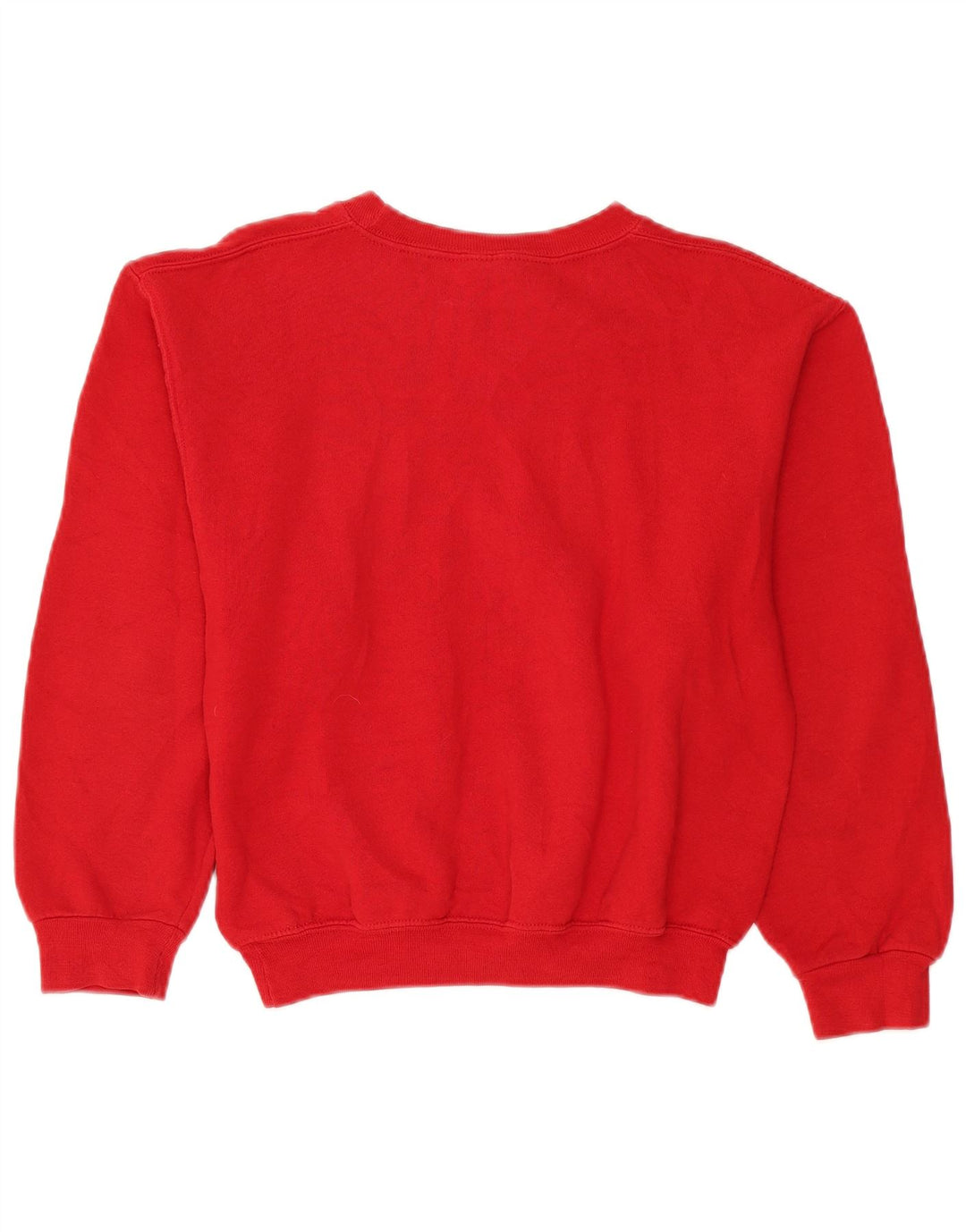 RUSSELL ATHLETIC Sweat-shirt surdimensionné pour femme UK 10 Petit coton rouge