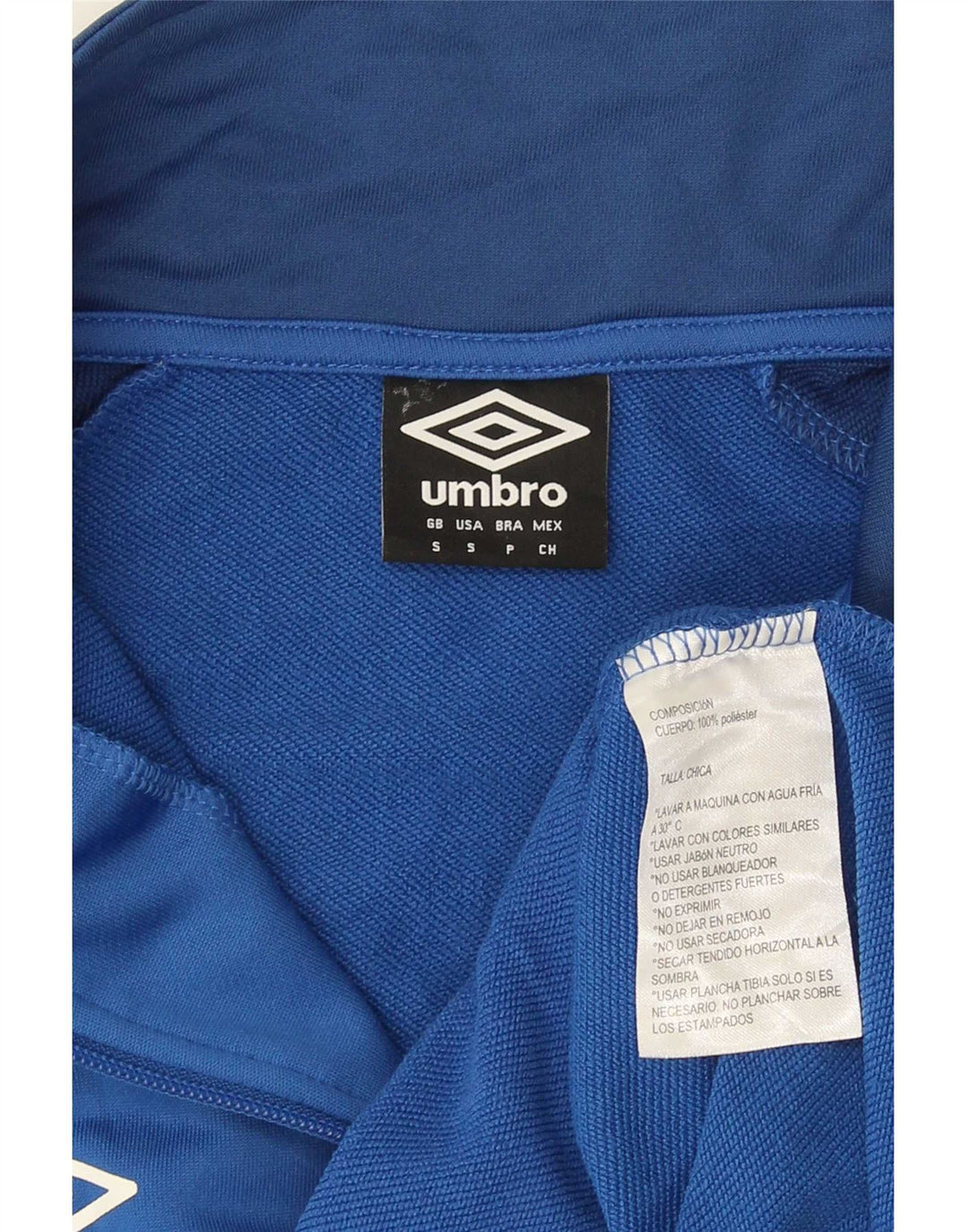 Umbro Veste de Survêtement Homme Petit Bleu Colorblock Polyester