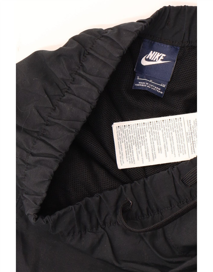 NIKE Mens Tracksuit Trousers Small  Black Polyester