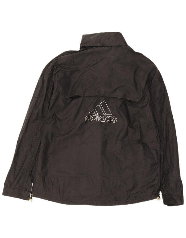 Adidas Mens Graphic Rain Jacket UK 42/44 Large Black