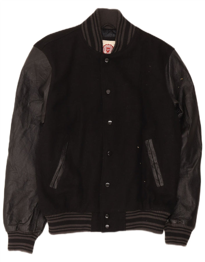 Franklin Marshall Veste Varsity Homme UK 38 Medium Noir Colorblock