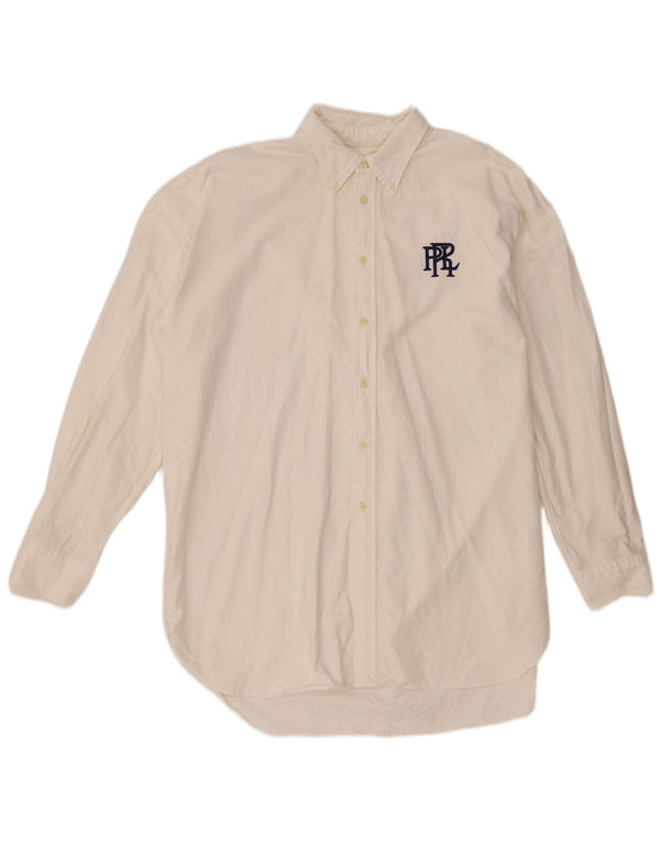 Ralph Lauren Chemise Boyfriend Fit XL en coton blanc pour homme