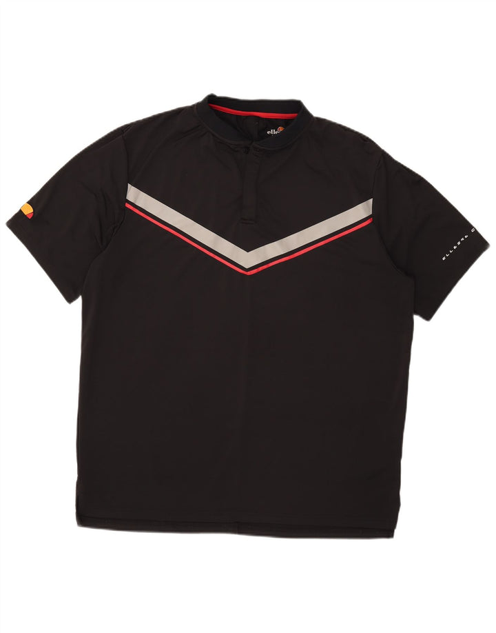 Ellesse Polo Homme 2XL Noir Colorblock Polyester
