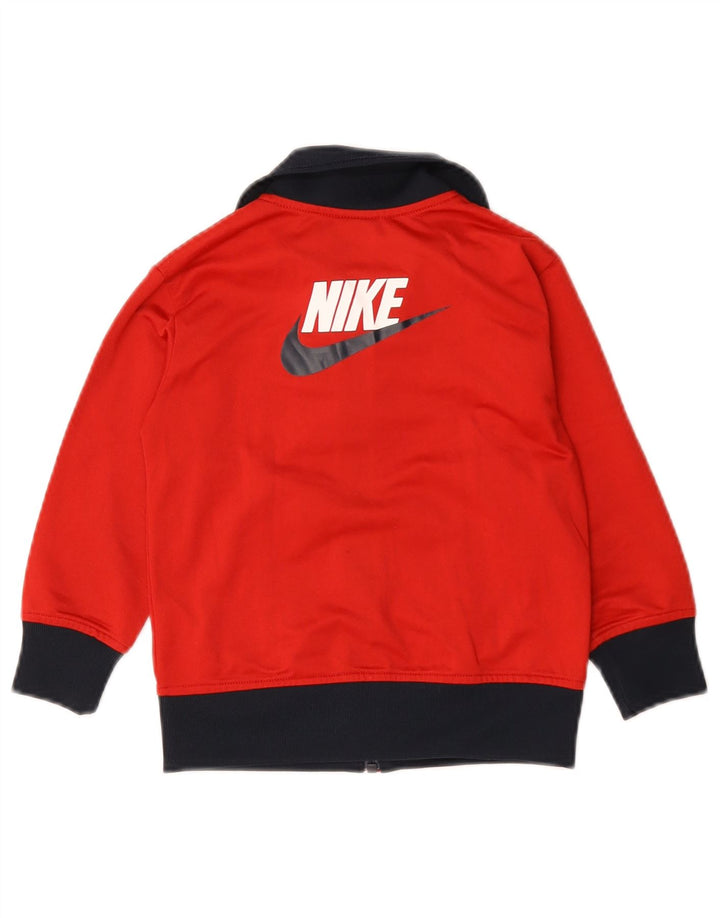 Veste de survêtement Nike Graphic pour garçon, 4-5 ans, petit, rouge, colour block