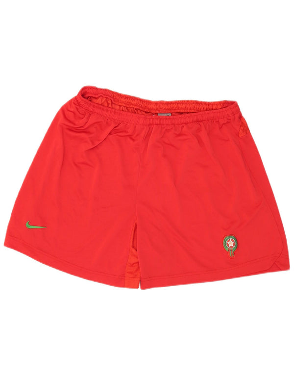 Nike Short de sport pour homme 2XL Rouge Polyester