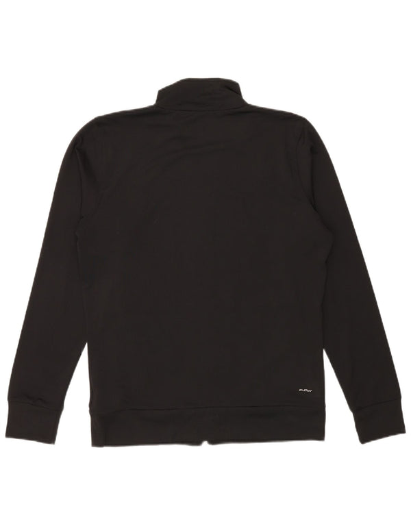 FILA Veste de survêtement pour femme UK 16 Large Noir Colourblock Polyester