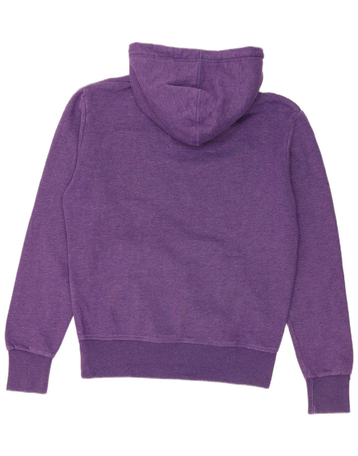 Superdry Pull à Capuche Graphique Homme Violet Moyen Coton