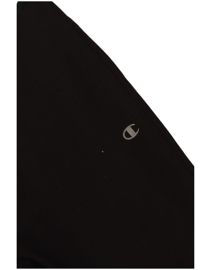 Champion Leggings Femme UK 10 Petit Noir Colorblock Polyester