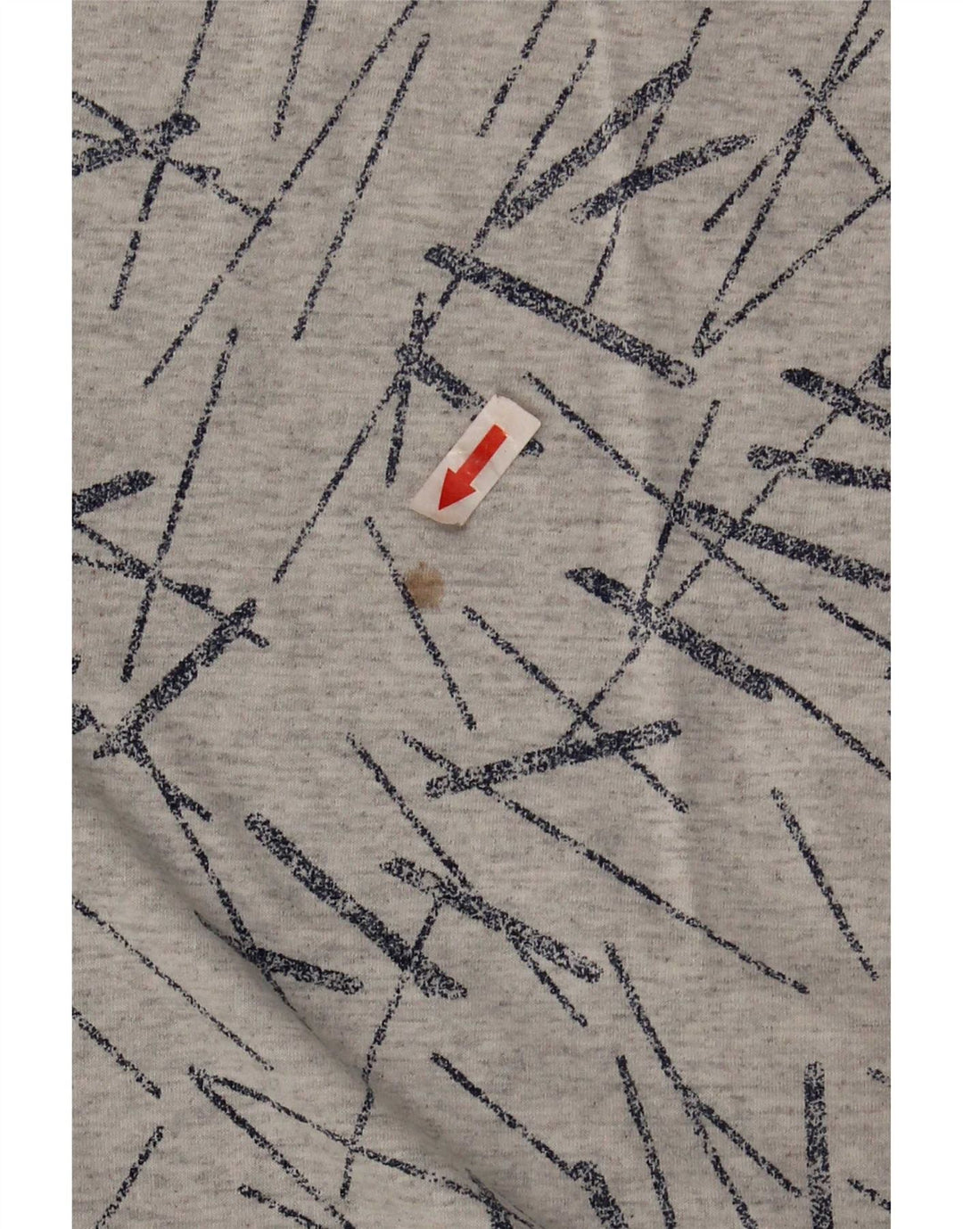 Lee T-Shirt Homme Petit Gris Rayé Coton