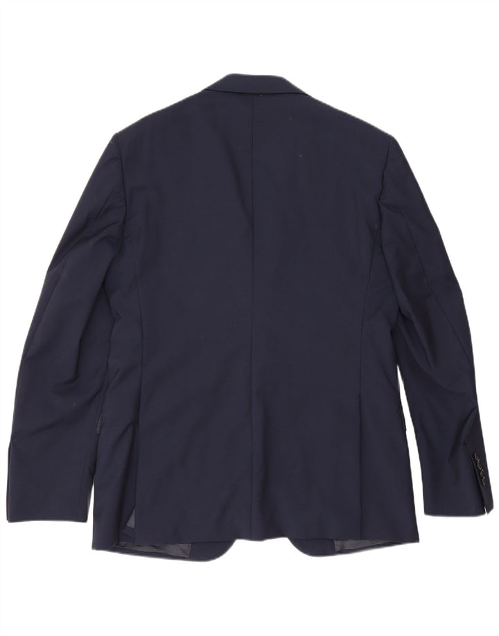 Ing Loro Piona & Co. Veste blazer à 2 boutons pour homme IT 50 Large Bleu marine