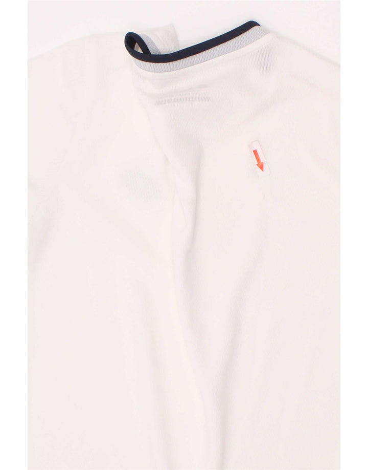 Lotto T-shirt pour femme UK 8 Small Blanc