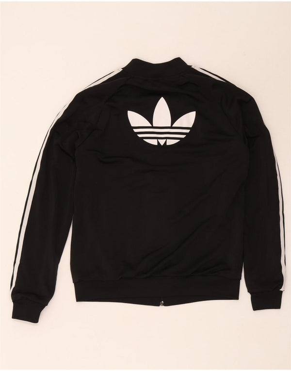 Adidas Veste de survêtement graphique pour femme UK 12 Noir moyen
