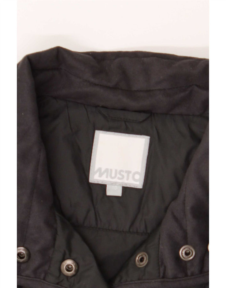 Musto Gilet matelassé pour femme UK 10 Small Noir Polyester