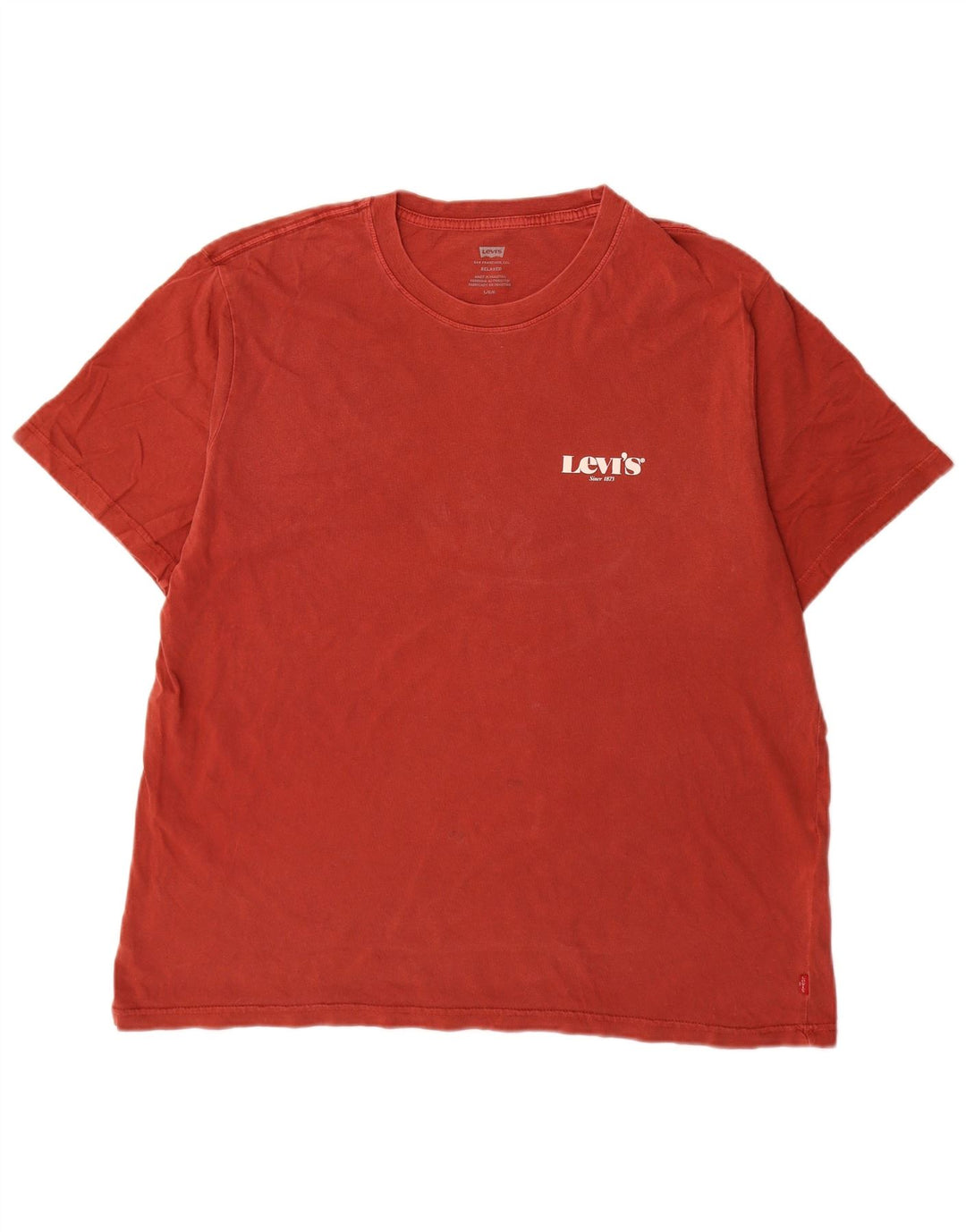 Levi's Tee-Shirt Relaxed Homme Rouge Large Coton