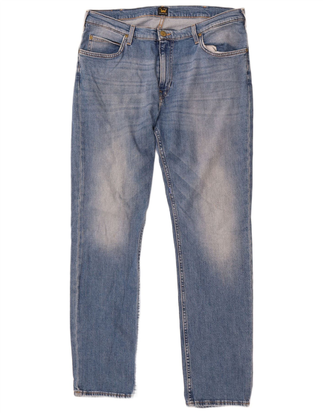 Lee Jean Droit Rider Homme W36 L32 Bleu Coton