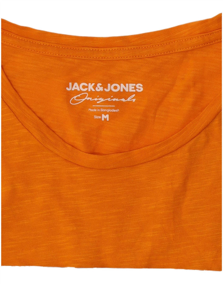 Jack & Jones T-Shirt Graphique Homme Orange Moyen