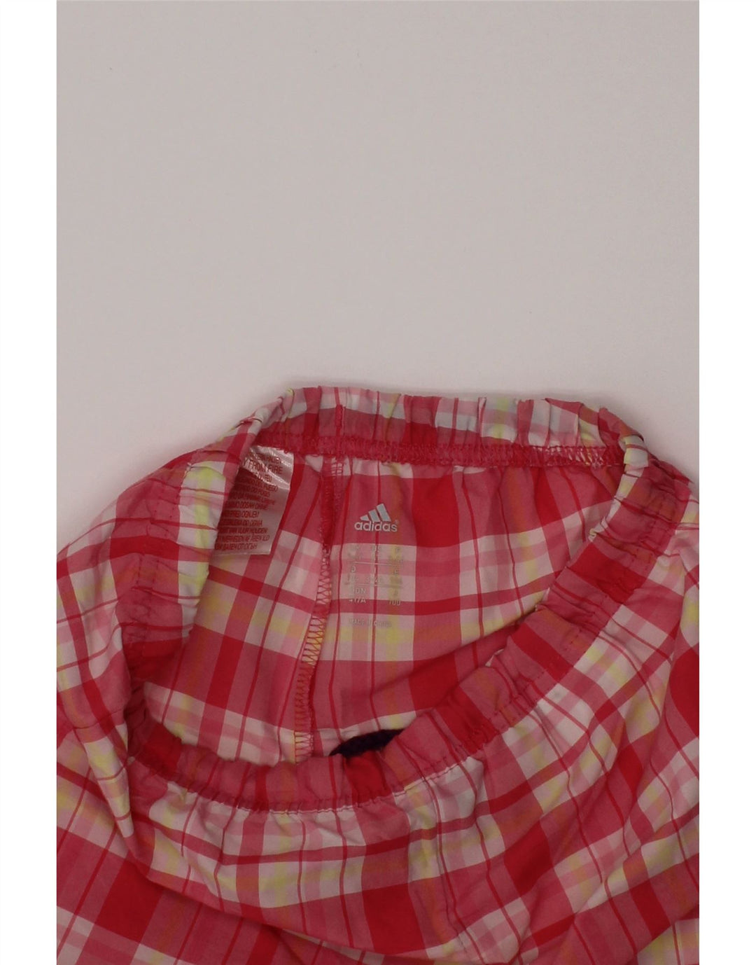 ADIDAS Short décontracté pour filles 3-4 ans W20 Rose à carreaux en polyester