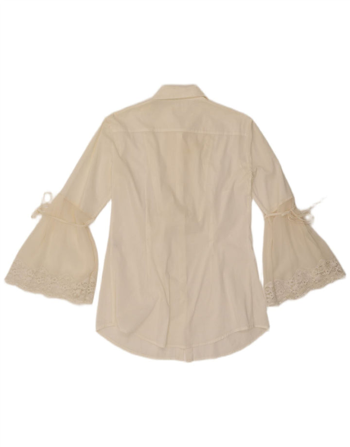 Scervino Street Chemisier Femme IT 44 Medium Blanc Floral