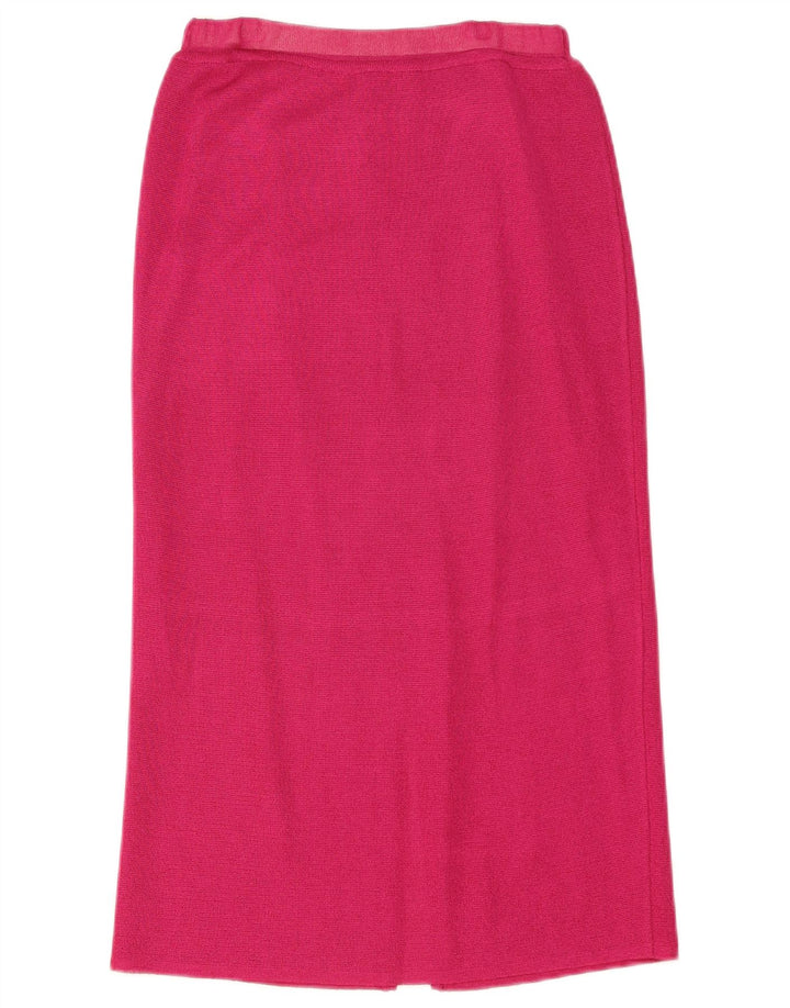FRANCESCA Jupe Midi Femme Moyen W28 Viscose Rose