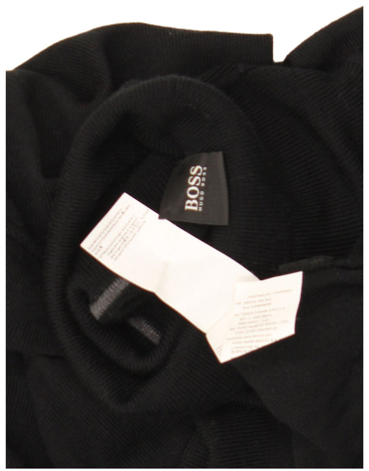 Hugo Boss Pull col roulé pour homme 2XL Laine noire