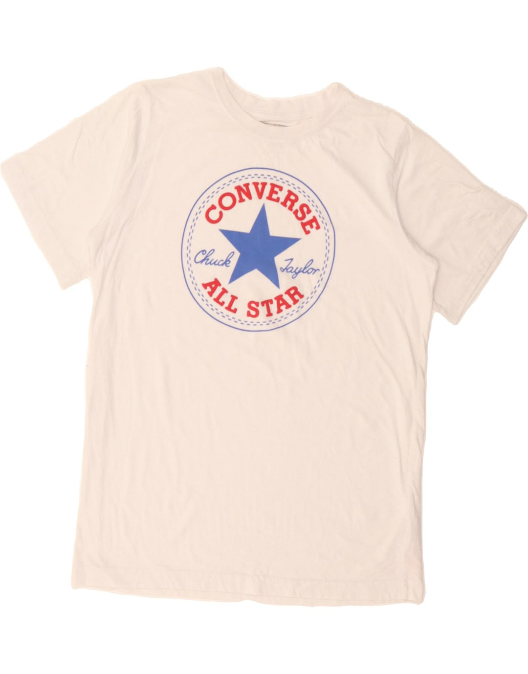 CONVERSE Boys Graphic T-Shirt Top 13-14 Years XL White Vintage Converse and Second-Hand Converse from Messina Hembry 