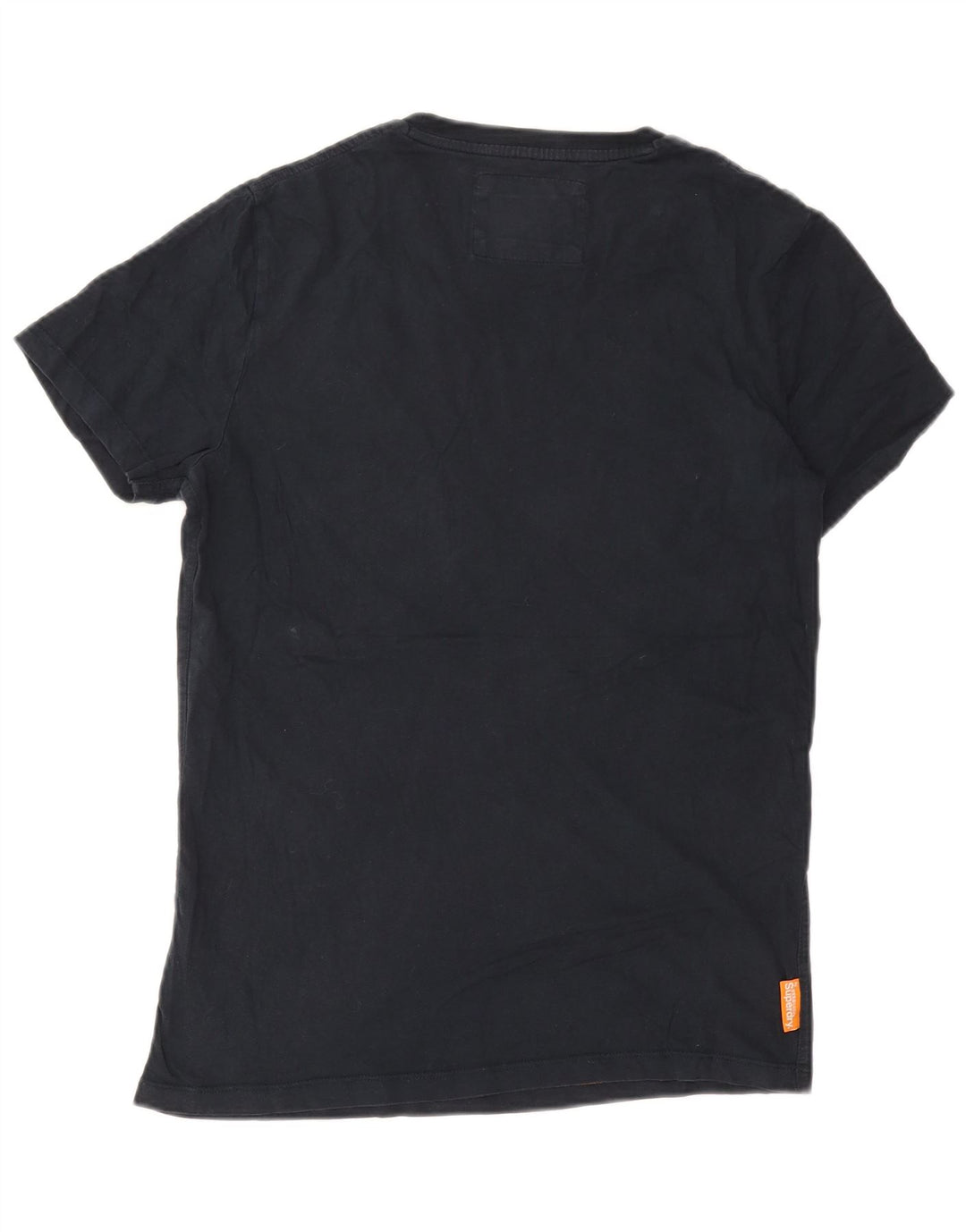 Superdry T-Shirt Homme Bleu Marine Moyen Coton