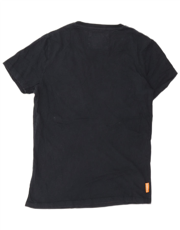 Superdry T-Shirt Homme Bleu Marine Moyen Coton