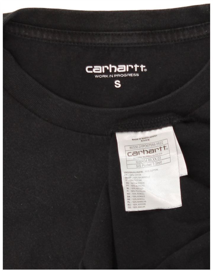 Carhartt T-Shirt Homme Haut Petit Coton Noir