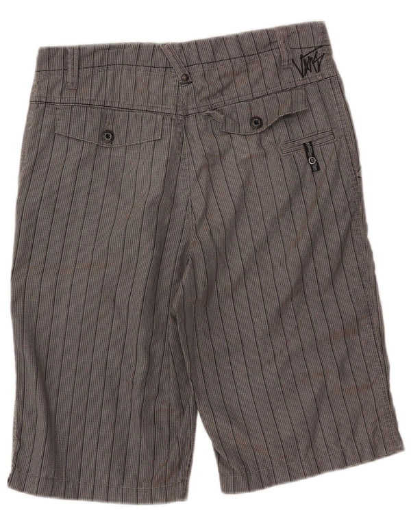 VANS Short Chino Garçon 14-15 Ans XL W30 Gris Pinstripe Coton