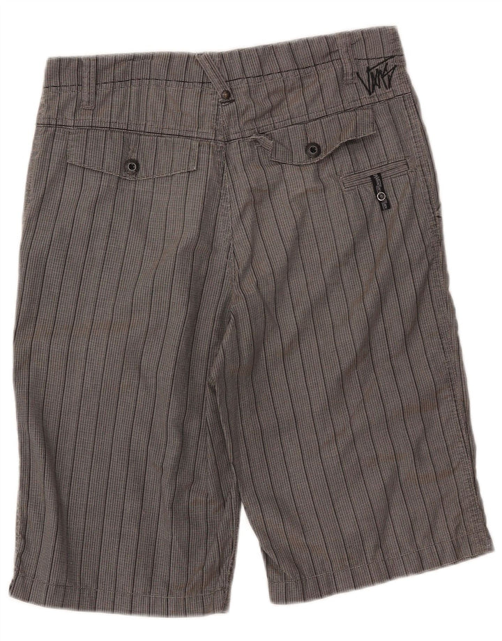 VANS Short Chino Garçon 14-15 Ans XL W30 Gris Pinstripe Coton