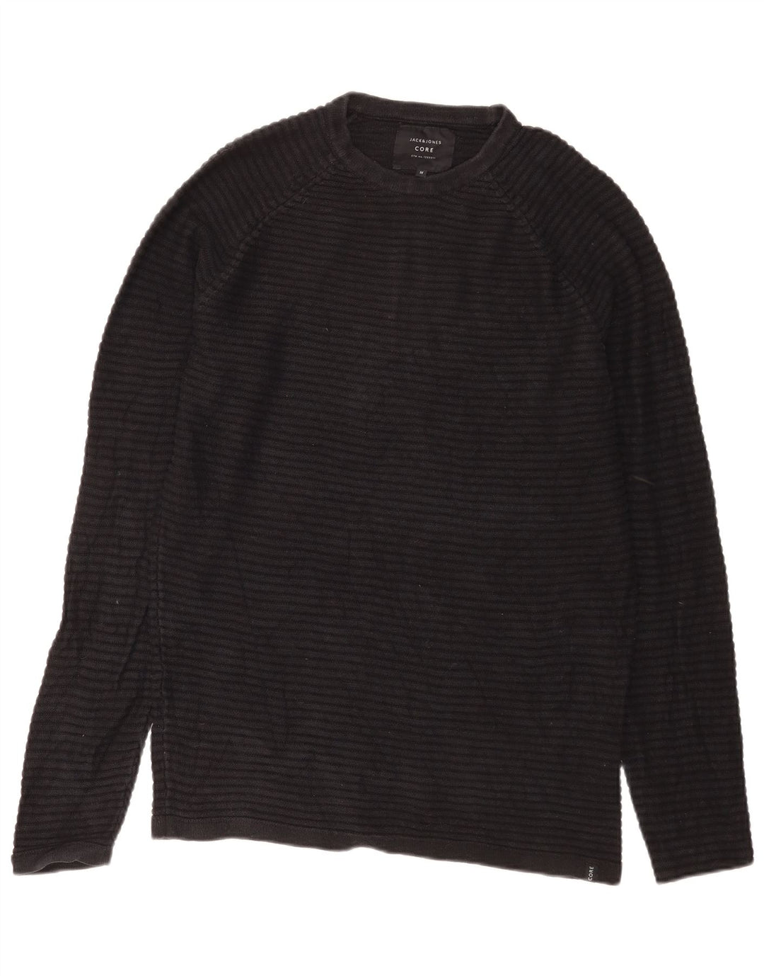 Jack & Jones Pull Col Rond Homme Noir Moyen Coton