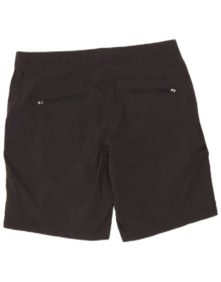 L.L.BEAN Short cargo pour femme US 8 Medium W32 Nylon noir