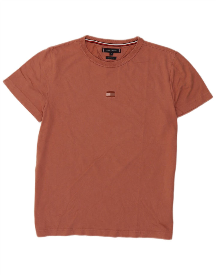 Tommy Hilfiger T-Shirt Homme Marron Moyen Coton