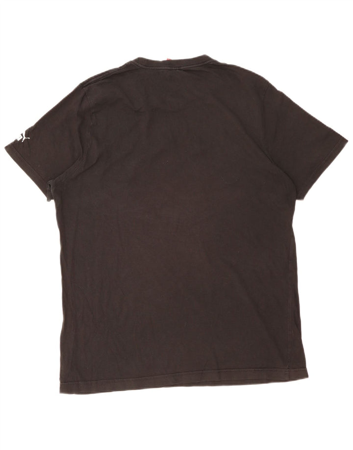 PUMA T-shirt graphique pour hommes, grand, noir