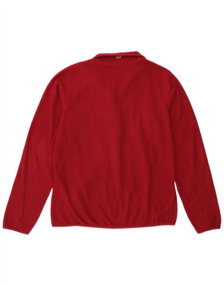 Berghaus Pull polaire à col zippé pour femme UK 16 Large Rouge Polyester