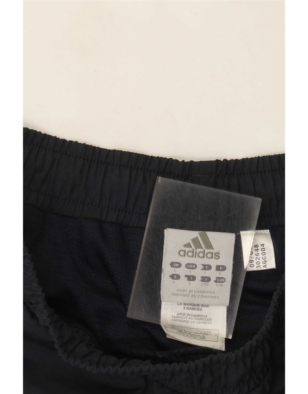 Adidas Pantalon de survêtement pour homme Joggers Large Polyester rayé bleu marine