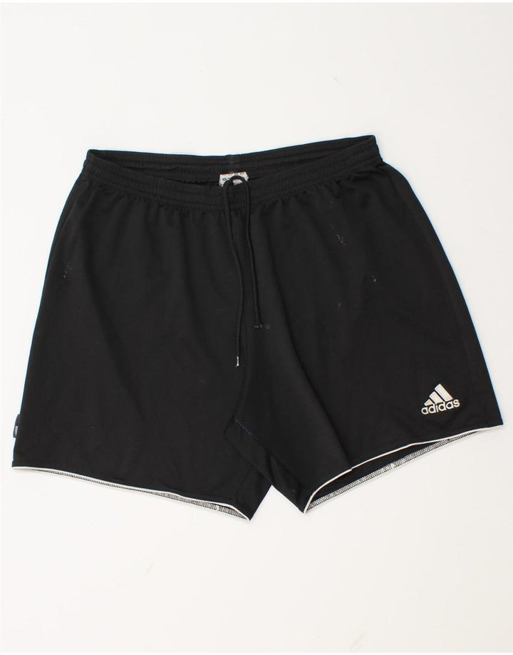 Adidas Short de sport pour homme Large Noir Polyester