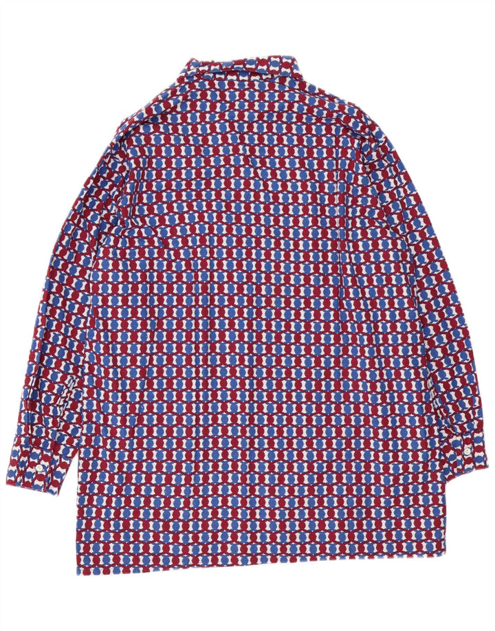 Chemise Homme Vintage Grande Géométrique Multicolore