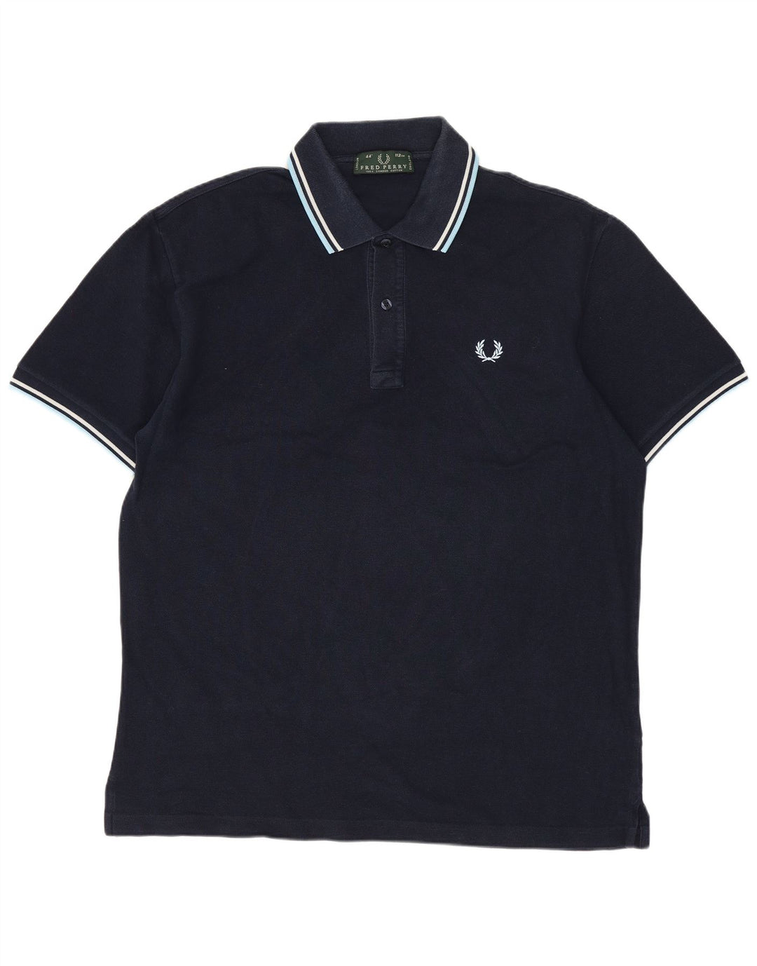 FRED PERRY Polo Homme Bleu Marine Moyen Coton