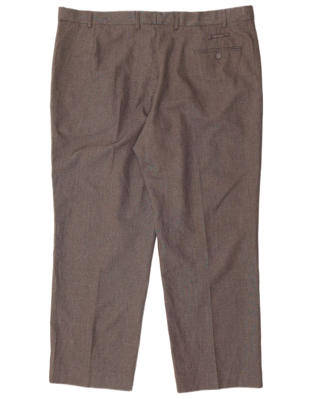Marks & Spencer Pantalon de costume coupe classique pour homme W42 L29 Gris Polyester