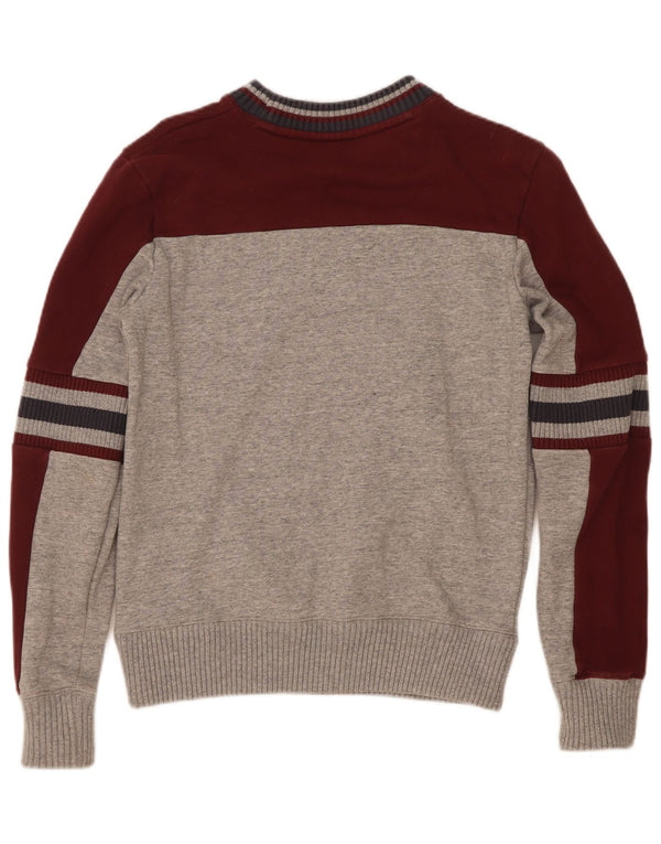 Champion Sweat-shirt graphique pour homme XS en coton color block Gris