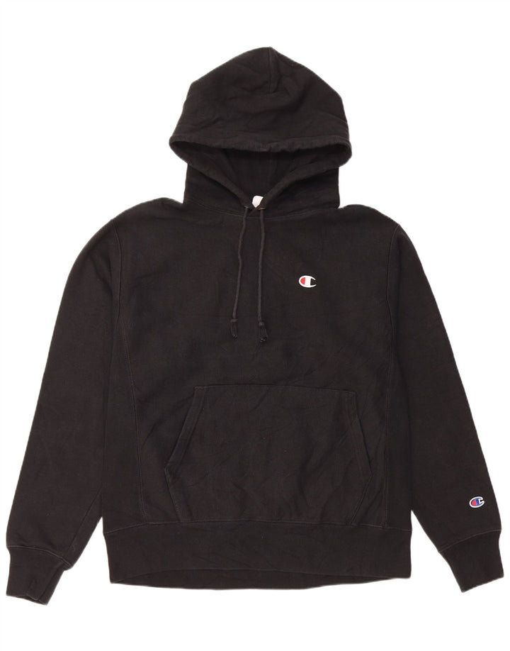 Champion Pull à Capuche Reverse Weave Homme Noir Moyen Coton