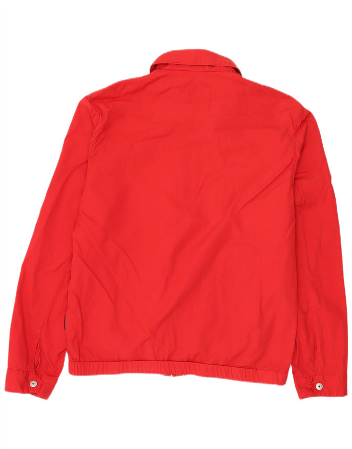 Sergio Tacchini Veste Bomber Homme UK 44 2XL Coton Rouge