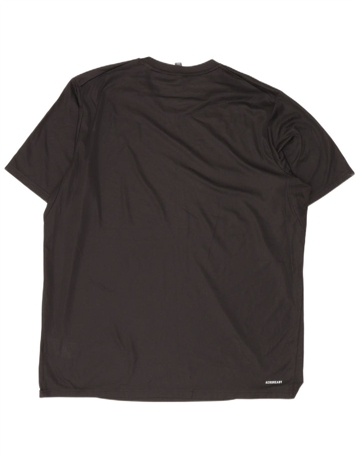 Adidas Hommes Aeroready T-Shirt Top XL Noir Polyester