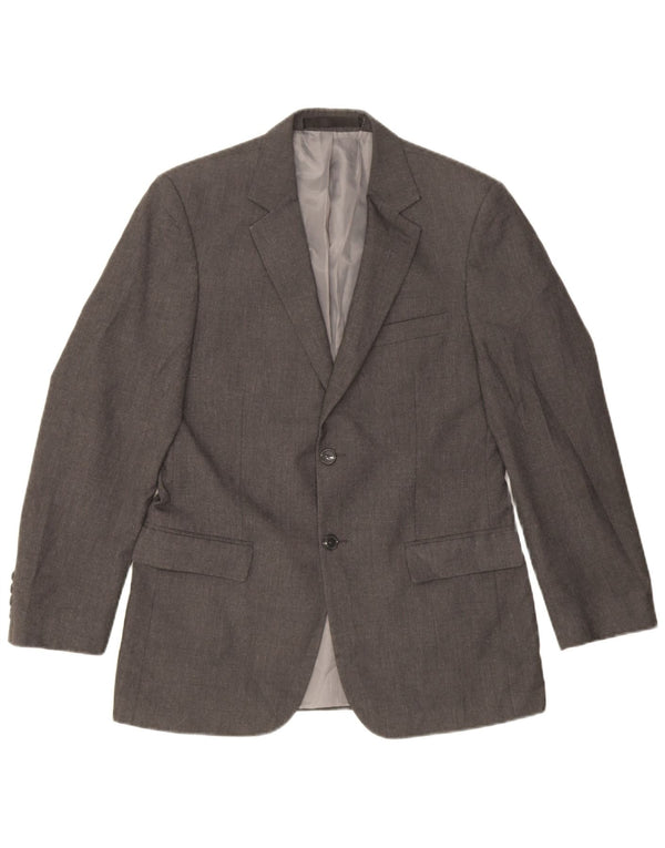 Marks & Spencer Veste blazer sur mesure à 2 boutons pour homme UK 38 Gris moyen
